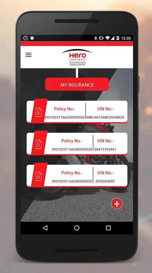 Hero Insurance App screenshot 3